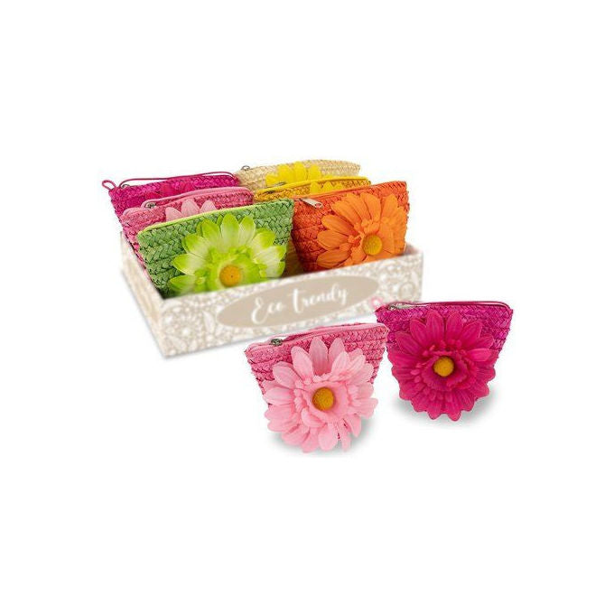 Teorema Borsetta Gioco Miss Signorina Eco Trendy in Paglia con Fiore 52592