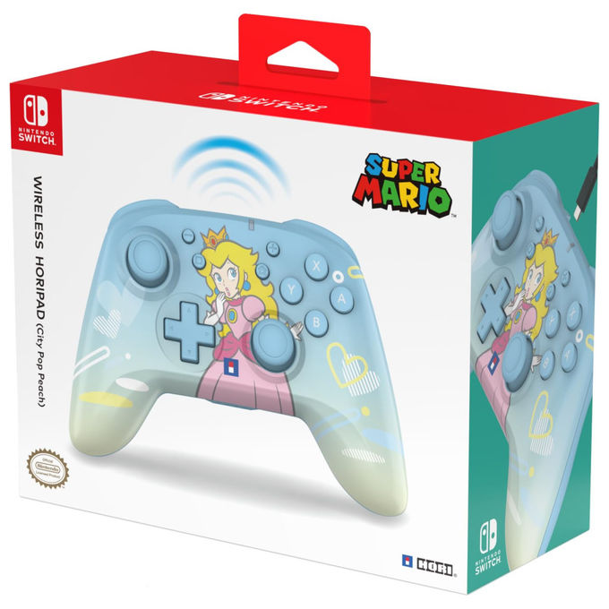 Hori Controller Wireless Horipad City Pop Peach Per Nintendo Switch
