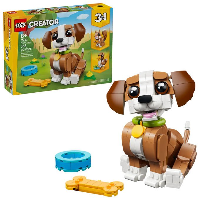 Lego Creator, Animali Adorabili, Cagnolino Giocoso 31382