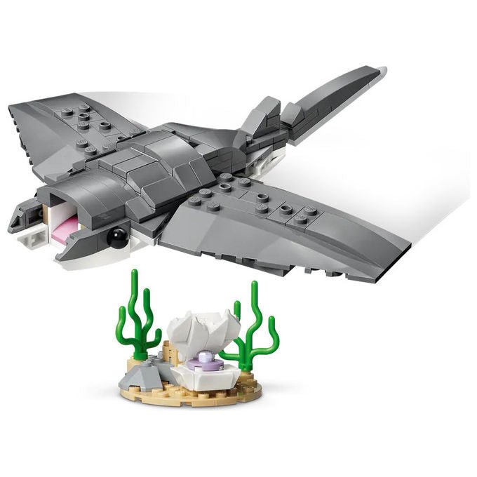 Lego, Creator Squalo Feroce con Scrigno del Tesoro, 31381