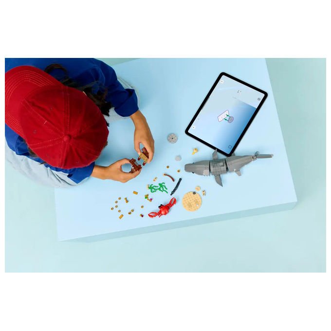 Lego, Creator Squalo Feroce con Scrigno del Tesoro, 31381