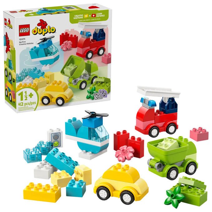 LEGO, Veicoli Creativi DUPLO 10474, Set da costruzione, 42 Pezzi, 1.5+ anni