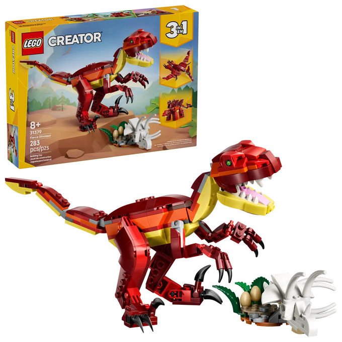 Lego, Creator Dinosauro Feroce 31379, Set costruzioni, 283 Pezzi, 8+ Anni