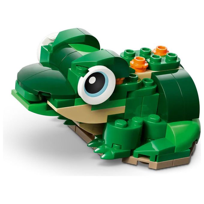 Lego, Tartaruga con Fiore di Ninfea 3 in 1, Set costruzioni, 124 pz, Creator 31377