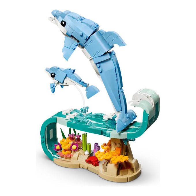 LEGO, Creator 3in1 Animali Marini, Meravigliosi Delfini, Set di Costruzione 31385