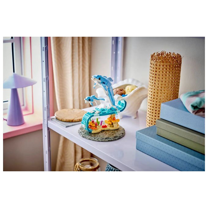 LEGO, Creator 3in1 Animali Marini, Meravigliosi Delfini, Set di Costruzione 31385