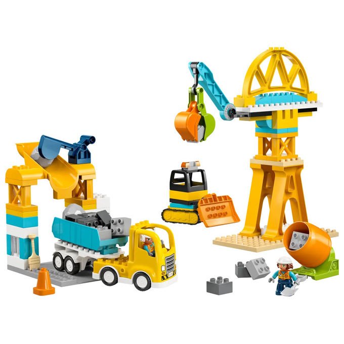 Lego, Duplo Cantiere e Veicoli 3 in 1, Set Costruzioni, 10476