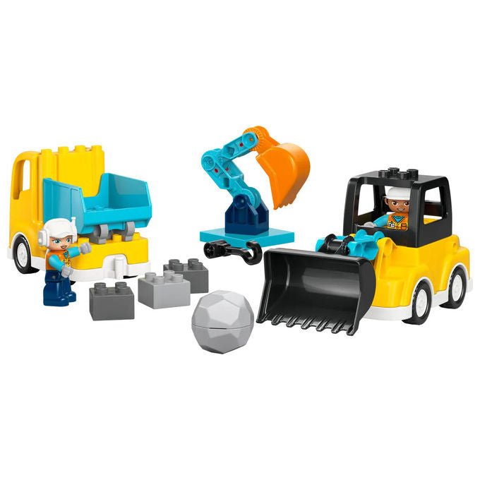 LEGO, Veicoli da Cantiere 3 in 1 DUPLO 10475, Set costruzioni, +2 Anni