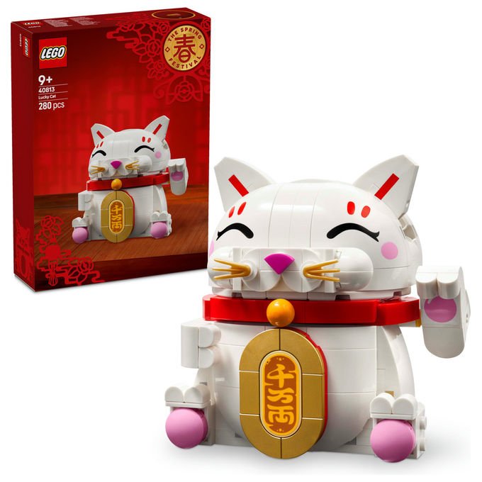 Lego Gatto della Fortuna Set da Costruzione 280 Pezzi