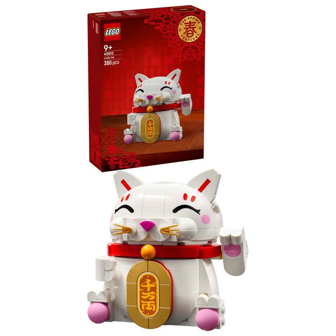 Lego Gatto della Fortuna Set da Costruzione 280 Pezzi