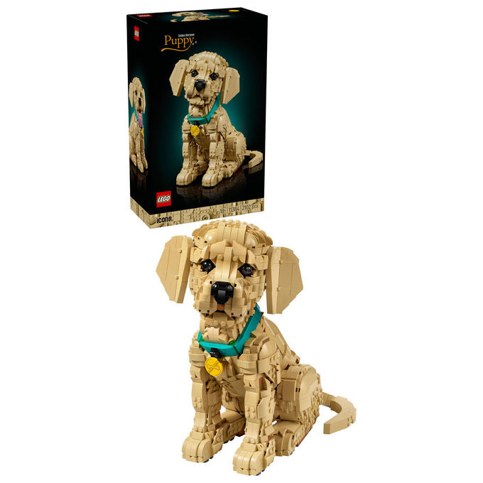 Lego, Cucciolo di Golden Retriever, Icons, Set Costruzioni, 2102 Pezzi, 11384