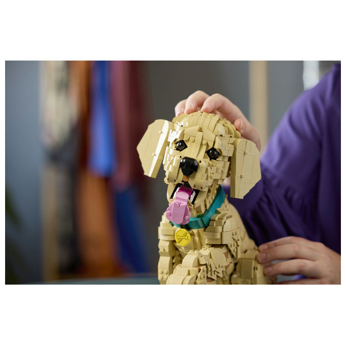 Lego, Cucciolo di Golden Retriever, Icons, Set Costruzioni, 2102 Pezzi, 11384