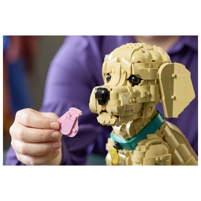 Lego, Cucciolo di Golden Retriever, Icons, Set Costruzioni, 2102 Pezzi, 11384