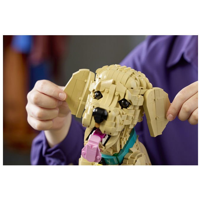 Lego, Cucciolo di Golden Retriever, Icons, Set Costruzioni, 2102 Pezzi, 11384