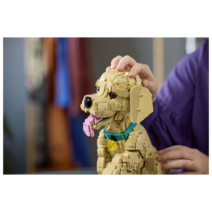 Lego, Cucciolo di Golden Retriever, Icons, Set Costruzioni, 2102 Pezzi, 11384