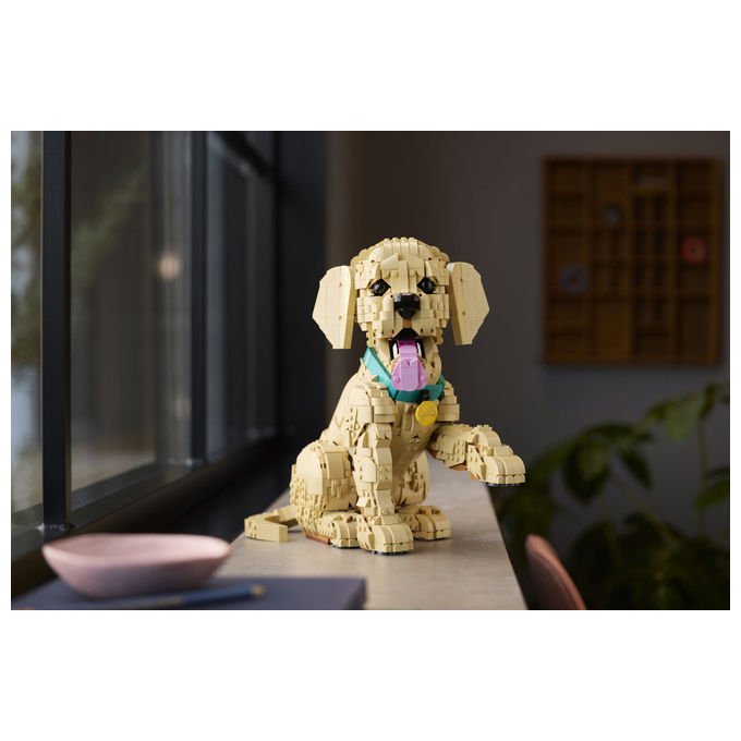 Lego, Cucciolo di Golden Retriever, Icons, Set Costruzioni, 2102 Pezzi, 11384