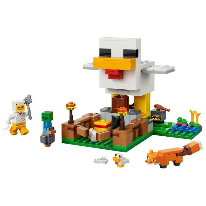 Lego, Fattoria di Galline Minecraft, Playset con Personaggi, 21585