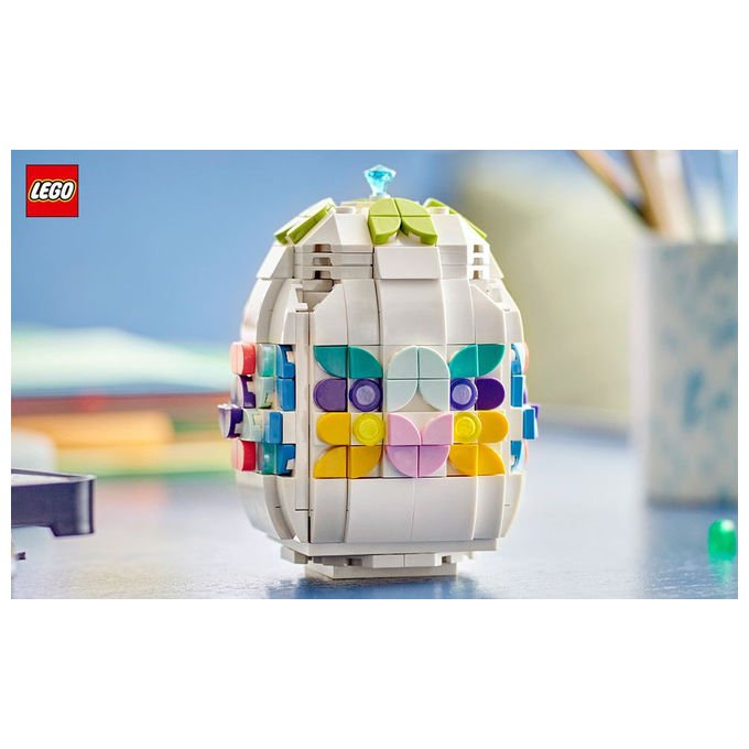 Lego, Uovo di Pasqua Decorativo Personalizzabile, 40816, 386 Pezzi