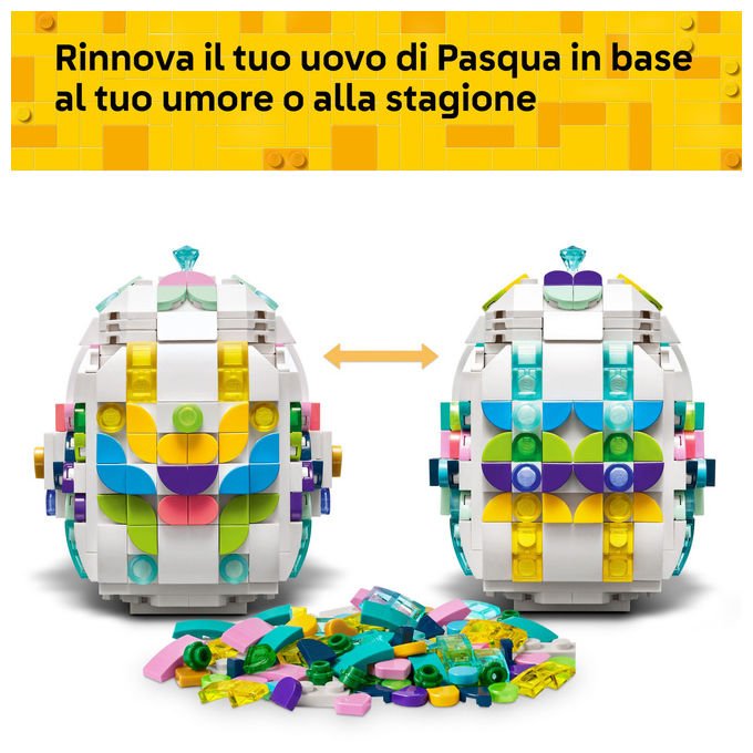 Lego, Uovo di Pasqua Decorativo Personalizzabile, 40816, 386 Pezzi