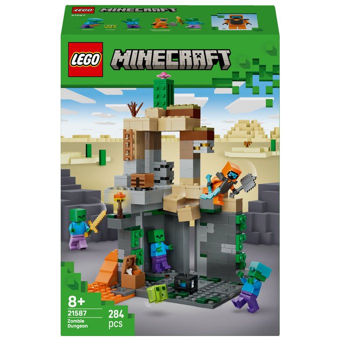 Lego, Minecraft Dungeon degli Zombie, Set di Costruzione 21587