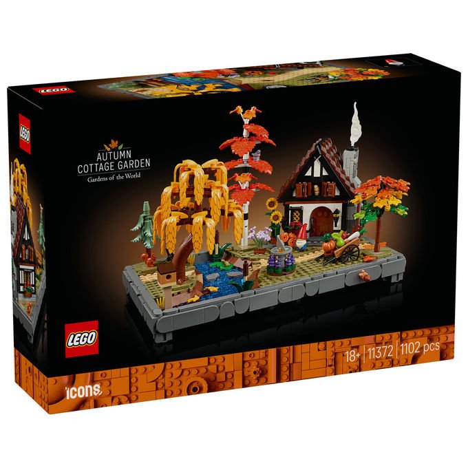 Lego, Giardino Autunnale del Cottage Icons, Set Costruzioni, 1102 Pezzi, 11372