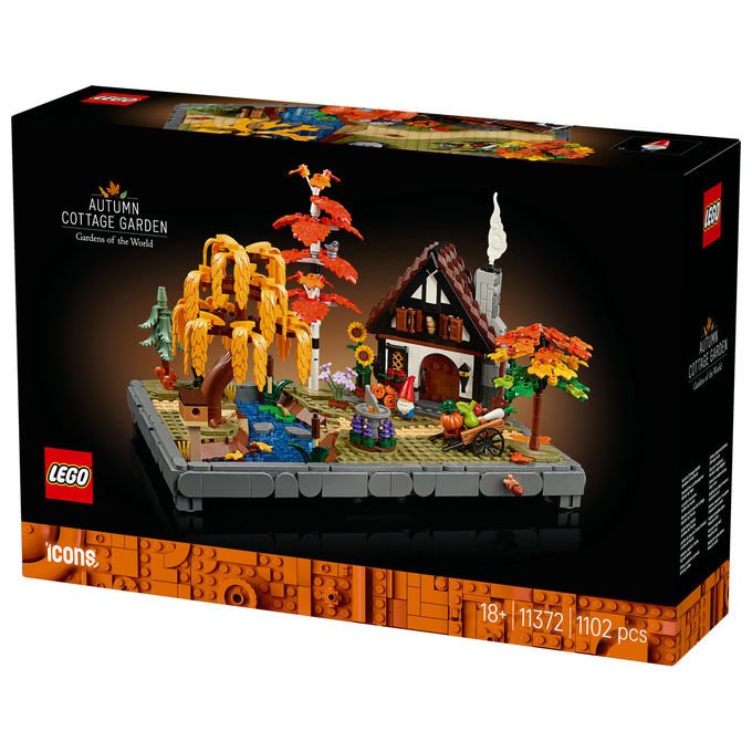 Lego, Giardino Autunnale del Cottage Icons, Set Costruzioni, 1102 Pezzi, 11372