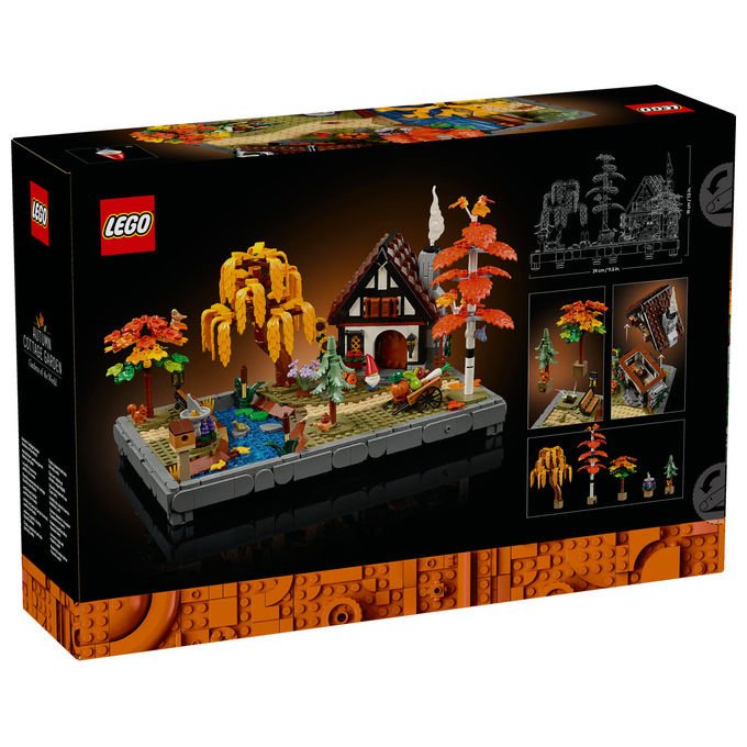 Lego, Giardino Autunnale del Cottage Icons, Set Costruzioni, 1102 Pezzi, 11372