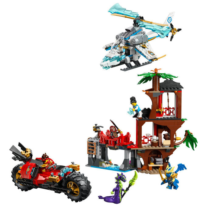 Lego, Battaglia alla Casa sull'Albero con Veicolo Ninja, Set Ninjago 71857