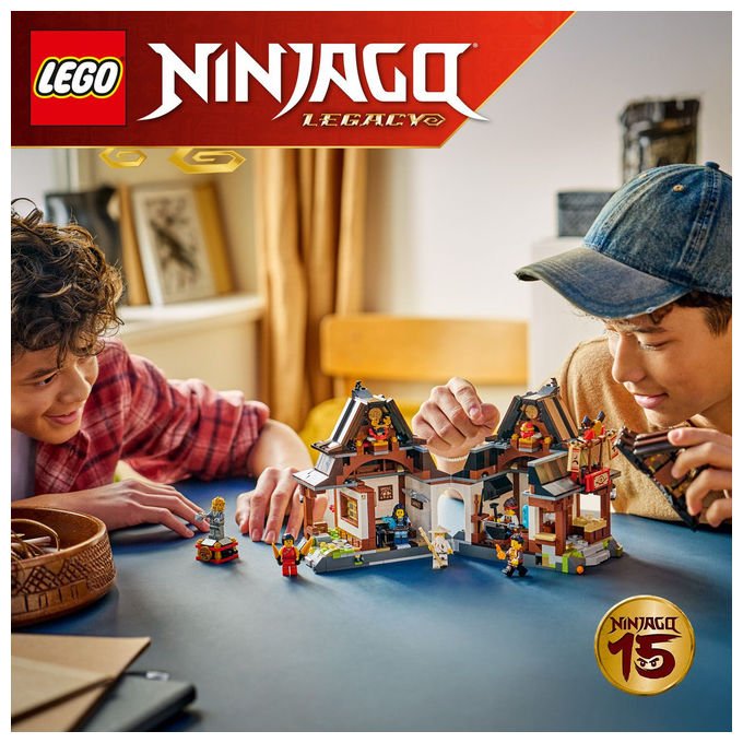 LEGO, Ninjago La Bottega delle Quattro Armi, 15° Anniversario, Playset, 1259 Pezzi, 71858