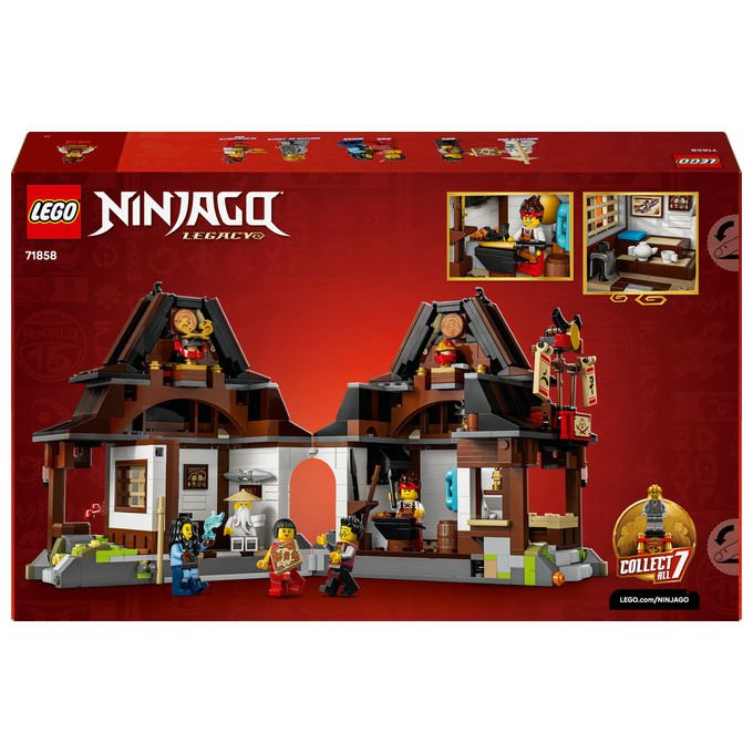 LEGO, Ninjago La Bottega delle Quattro Armi, 15° Anniversario, Playset, 1259 Pezzi, 71858