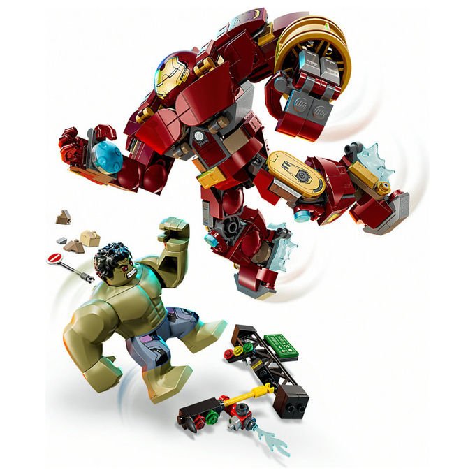 Lego, Battaglia Epica Hulkbuster vs The Hulk, Set Costruzioni Marvel, 413 Pezzi