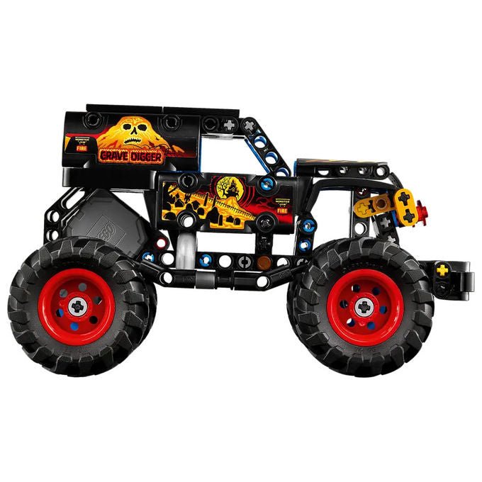 LEGO, Technic Monster Jam Grave Digger Fuoco e Ghiaccio 42219