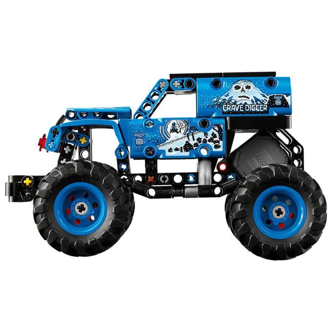 LEGO, Technic Monster Jam Grave Digger Fuoco e Ghiaccio 42219