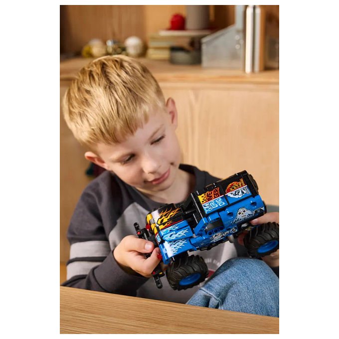LEGO, Technic Monster Jam Grave Digger Fuoco e Ghiaccio 42219