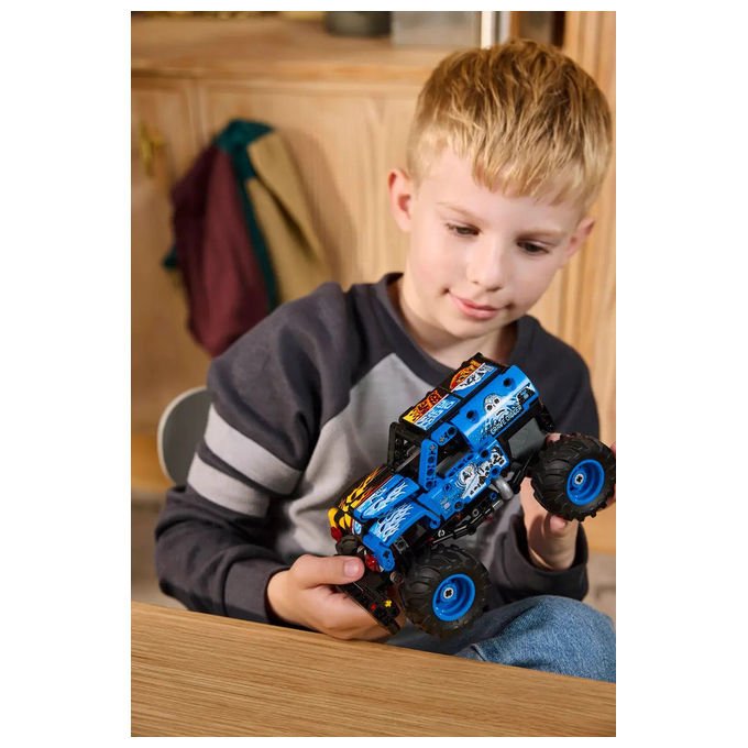 LEGO, Technic Monster Jam Grave Digger Fuoco e Ghiaccio 42219