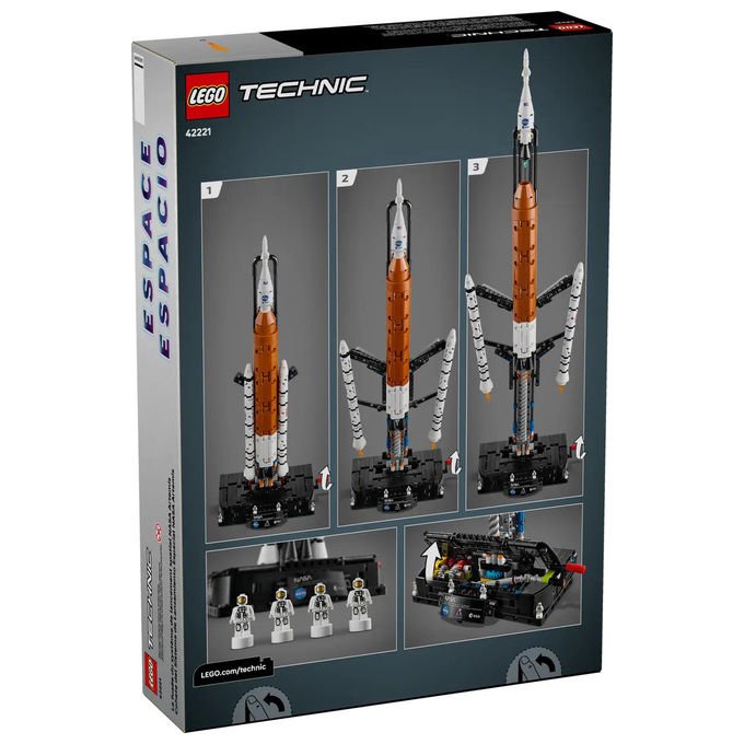 LEGO, Technic NASA Artemis Space Launch System Rocket 42221, Set di Costruzione, 632 Pezzi