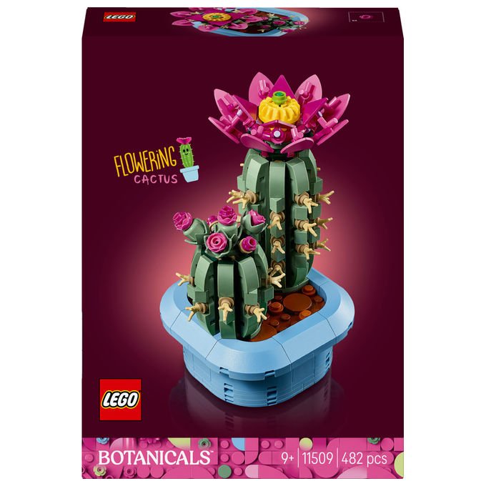 Lego, Cactus in Fiore, Set Botanicals, 482 Pezzi
