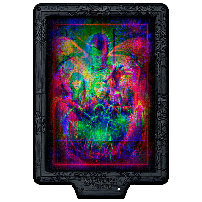 Clementoni, The Metamorphic Art Collection, Puzzle Stranger Things, 520 pezzi