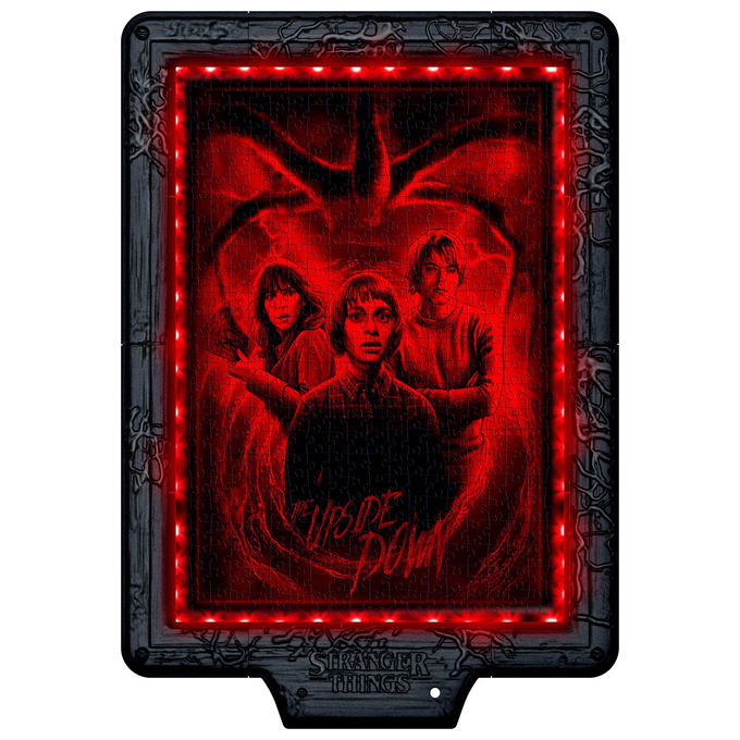 Clementoni, The Metamorphic Art Collection, Puzzle Stranger Things, 520 pezzi