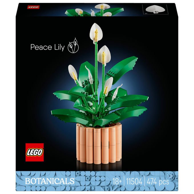 Lego, Botanicals Spatifillo, Set Decorativo, 474 Pezzi