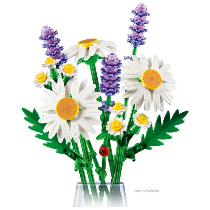 LEGO, Set Costruibile Margherite Botanicals, Decorazione Floreale, 133 Pezzi