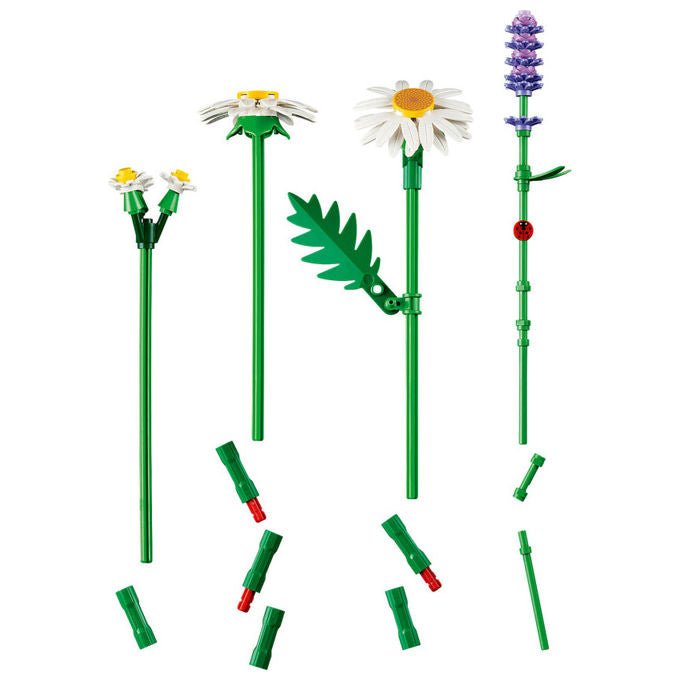LEGO, Set Costruibile Margherite Botanicals, Decorazione Floreale, 133 Pezzi