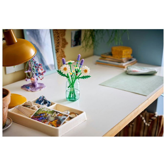 LEGO, Set Costruibile Margherite Botanicals, Decorazione Floreale, 133 Pezzi
