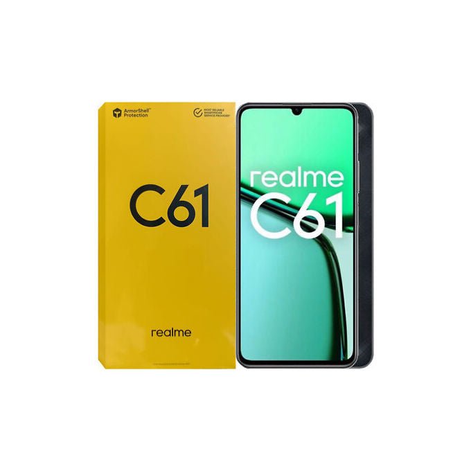 Realme C61, Smartphone, Dual Sim, 6.7'', 256GB, 6GB RAM, 4G LTE, Verde Scuro - Yeppon
