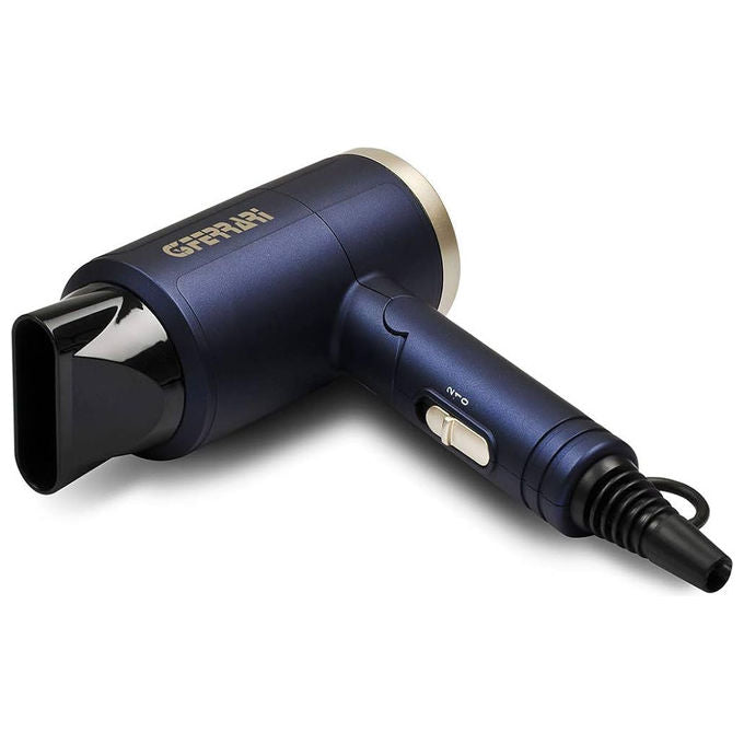 G3 Ferrari Asciugacapelli da Viaggio Belcabelo 1200W Pieghevole Blu-Oro