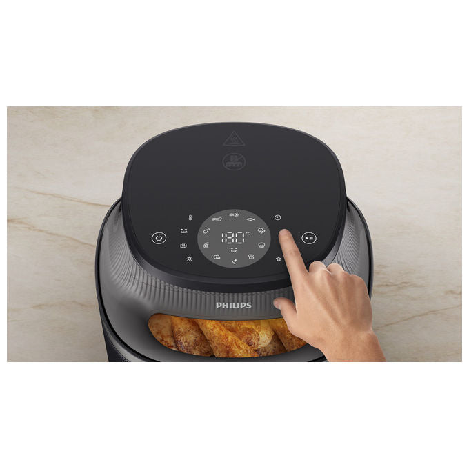 Philips, Friggitrice ad Aria 7.2L Serie 3000, 16 Programmi, Bianca
