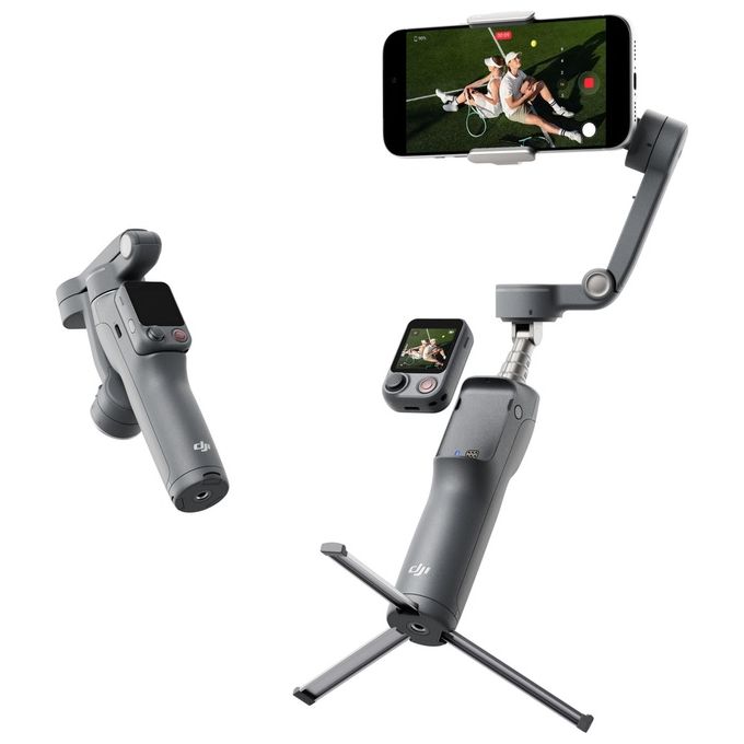 DJI 6937224142947 Osmo Mobile 8P Stabilizzatore per Smartphone con Telecomando Osmo FrameTap e ActiveTrack 8.0 colore Nero
