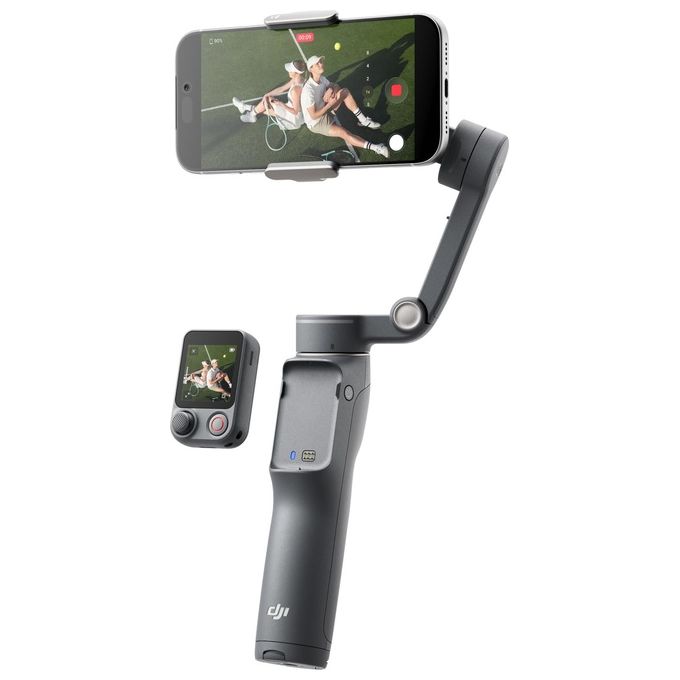 DJI 6937224142947 Osmo Mobile 8P Stabilizzatore per Smartphone con Telecomando Osmo FrameTap e ActiveTrack 8.0 colore Nero