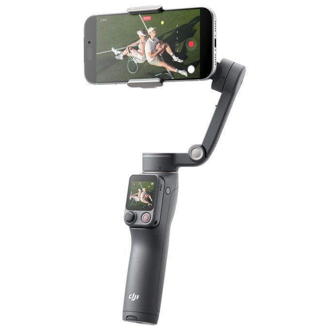 DJI 6937224142947 Osmo Mobile 8P Stabilizzatore per Smartphone con Telecomando Osmo FrameTap e ActiveTrack 8.0 colore Nero