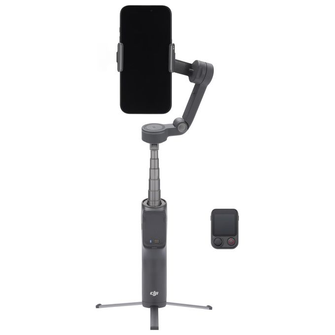 DJI 6937224142947 Osmo Mobile 8P Stabilizzatore per Smartphone con Telecomando Osmo FrameTap e ActiveTrack 8.0 colore Nero